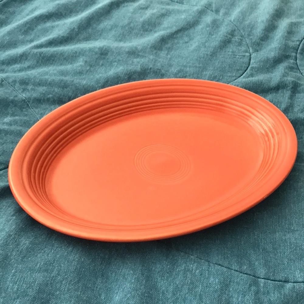 Fiestaware Persimmon 13” Oval Serving Dish